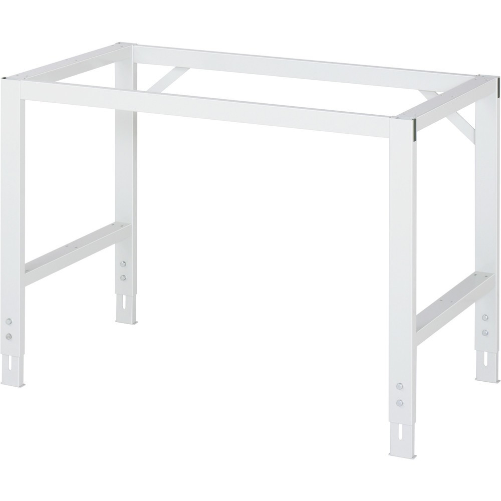 Produktabbildung Nr. 2: RAU höhenverstellbarer, mobiler Werktisch Serie TOM mit Ablageboden, HxBxT 910-1.230 x 1.250 x 1.000 mm, MDF Arbeitsplatte