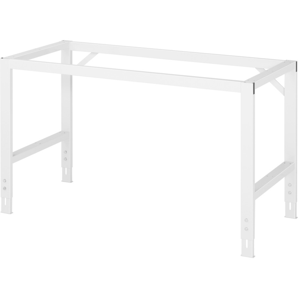 Produktabbildung Nr. 2: RAU höhenverstellbarer, mobiler Werktisch Serie TOM mit Ablageboden, HxBxT 910-1.230 x 1.500 x 1.000 mm, MDF Arbeitsplatte