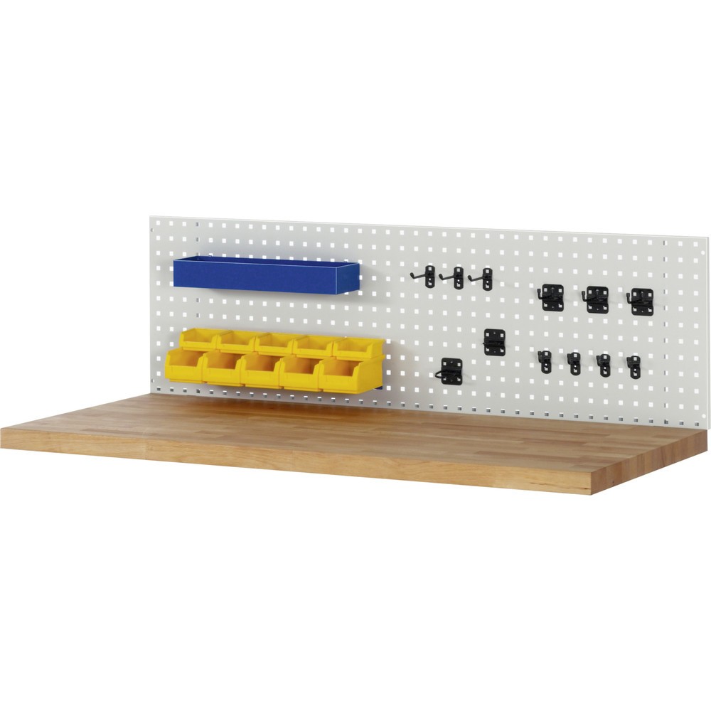 Produktabbildung Nr. 3: RAU Werkbank-Aufbau, Lochplatte zur Selbstmontage, HxBxT 450 x 1.500 x 15 mm