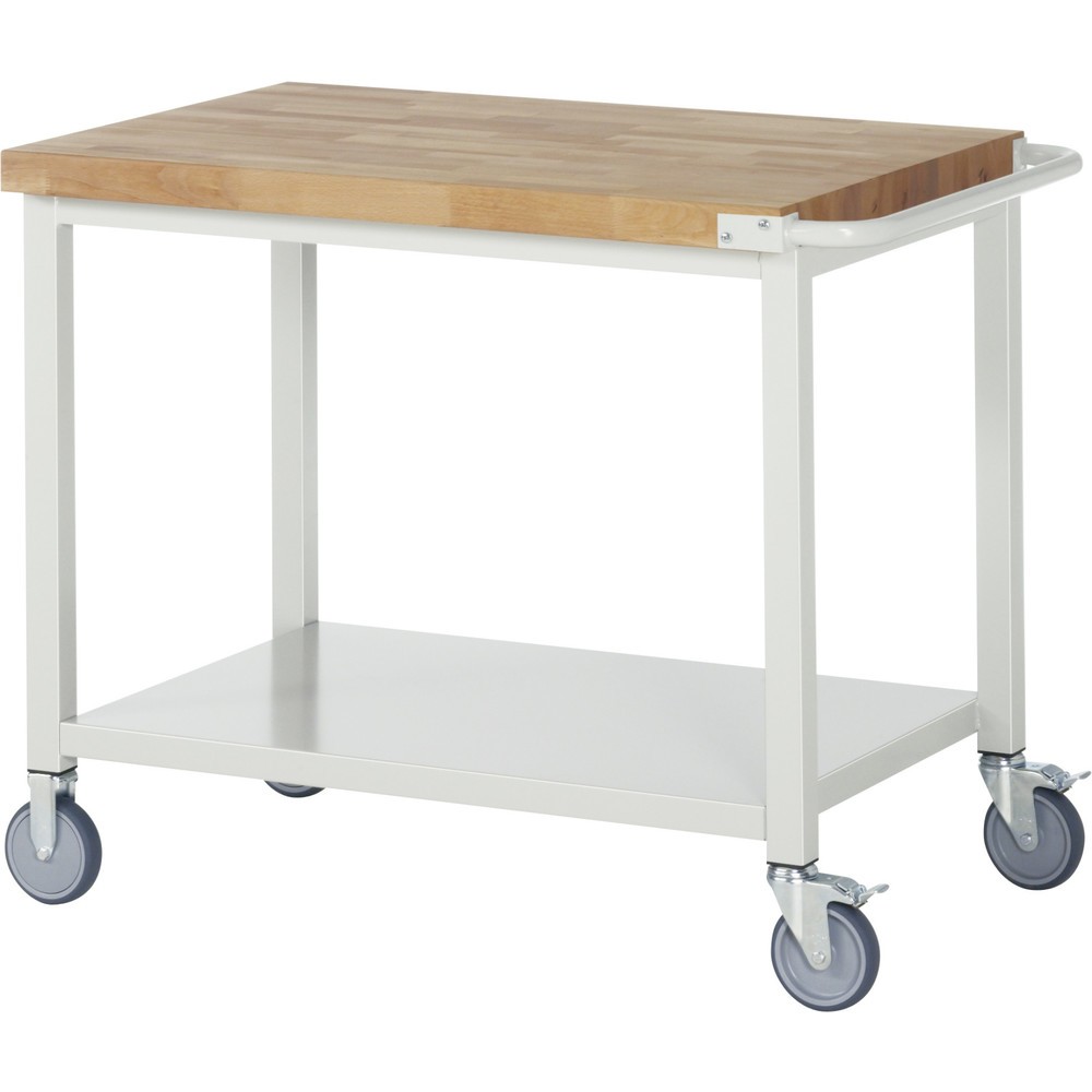 Produktabbildung: RAU mobile Werkbank Serie 8000, HxBxT 880 x 1.000 x 700 mm, Ablageboden unten
