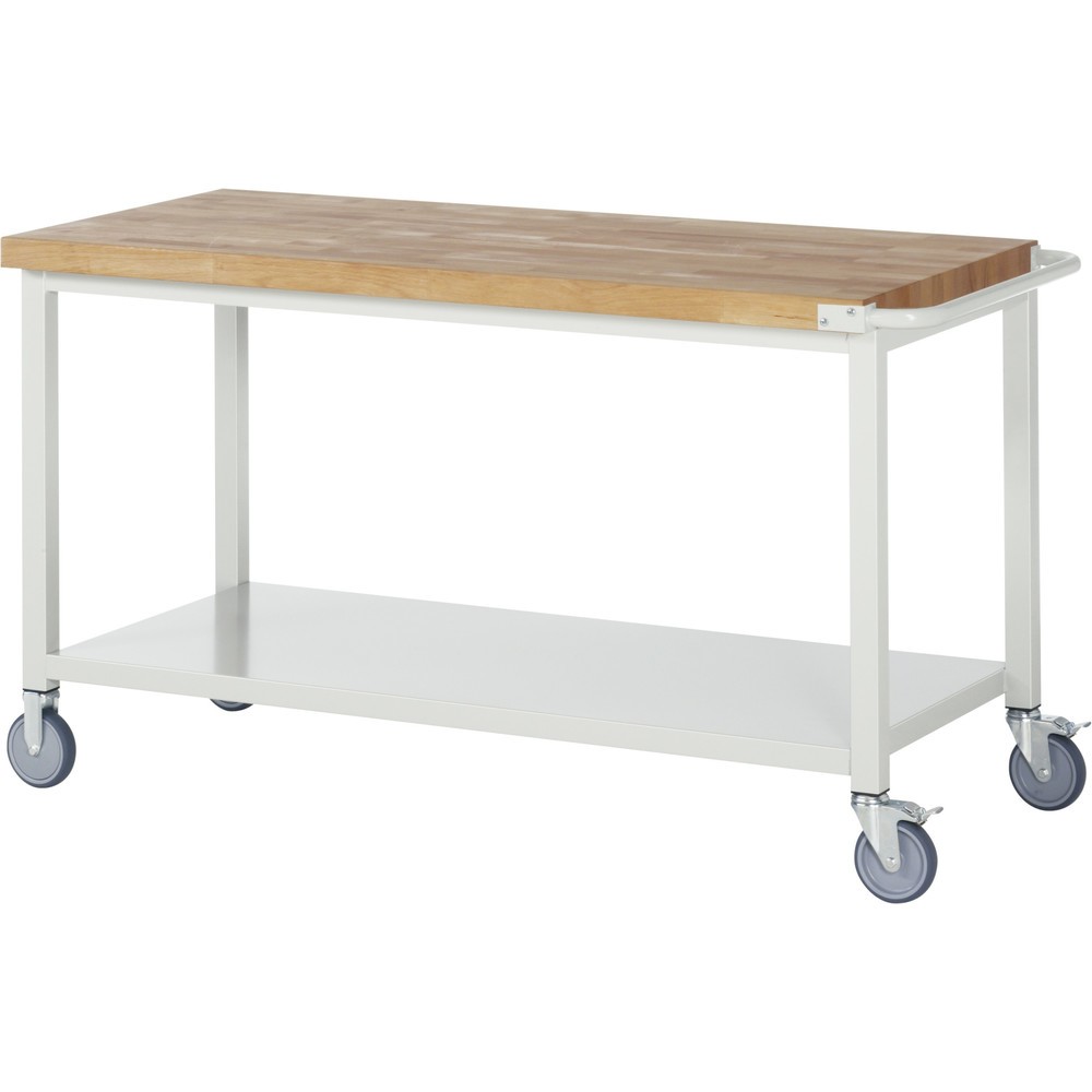 Produktabbildung Nr. 1: RAU mobile Werkbank Serie 8000, HxBxT 880 x 1.500 x 700 mm, Ablageboden unten