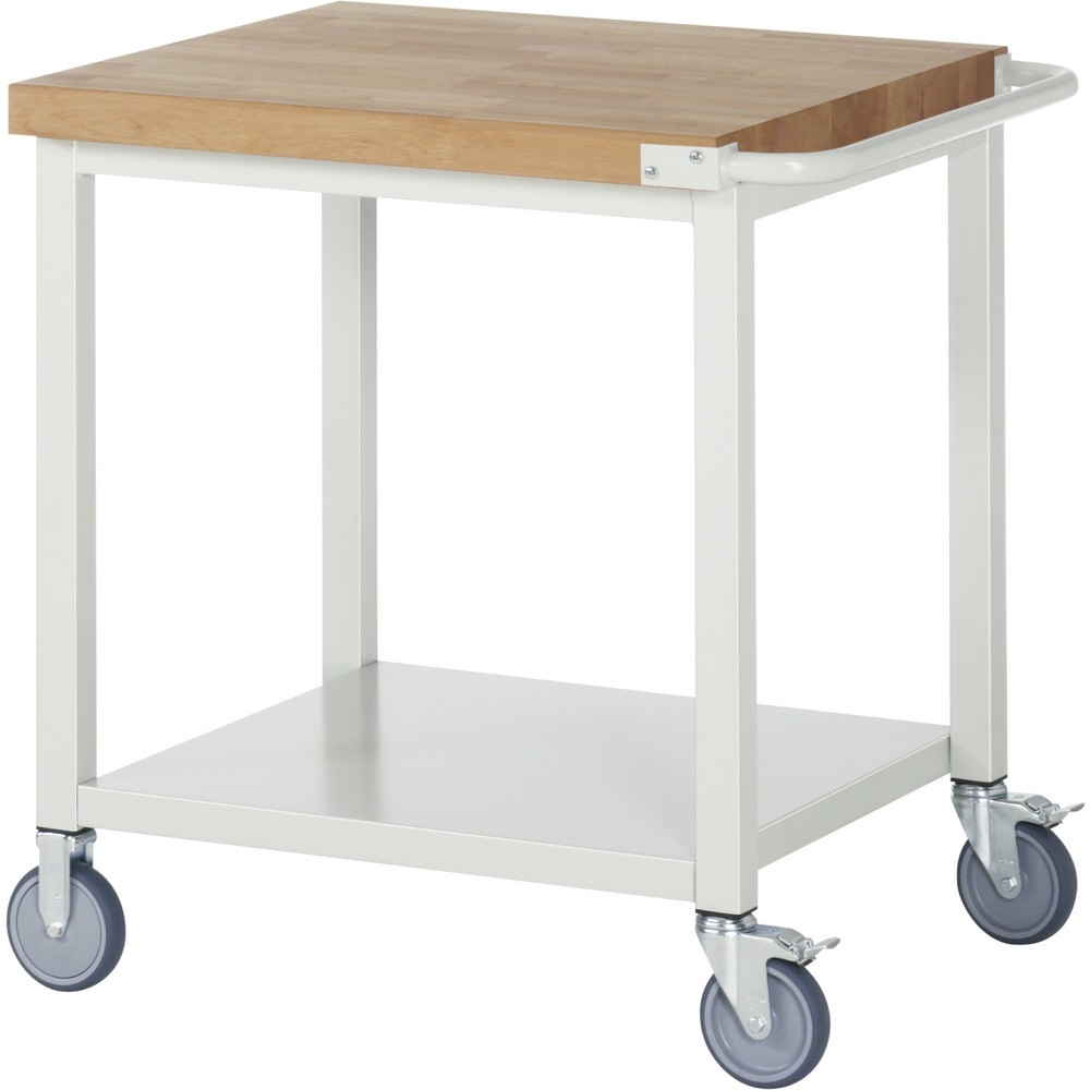 Produktabbildung: RAU mobile Werkbank Serie 8000, HxBxT 880 x 750 x 700 mm, Ablageboden unten