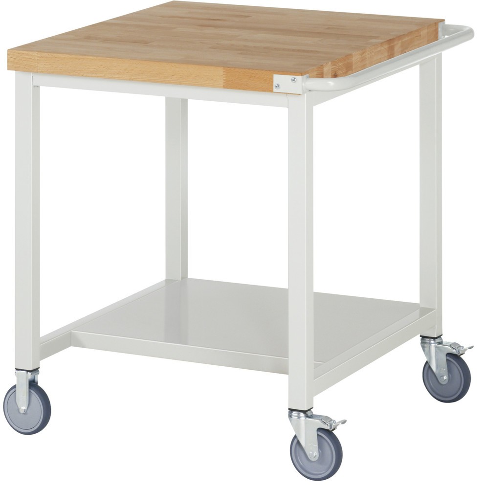 Produktabbildung: RAU mobile Werkbank Serie 8000, HxBxT 880 x 750 x 900 mm, Ablageboden unten