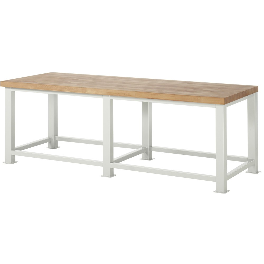 Produktabbildung: RAU Schwerlastwerkbank, HxBxT 850 x 2.500 x 900 mm, Traglast max. 2.500 kg