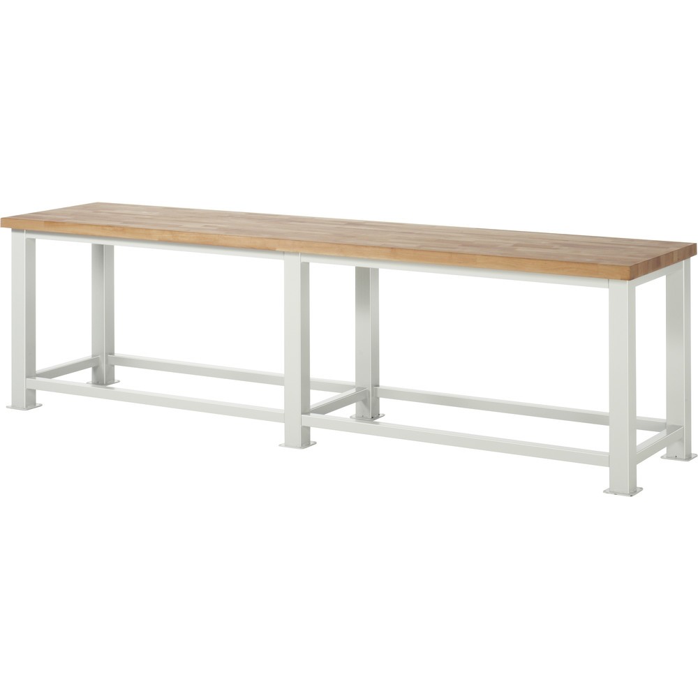 Produktabbildung: RAU Schwerlastwerkbank, HxBxT 850 x 3.000 x 700 mm, Traglast max. 2.500 kg