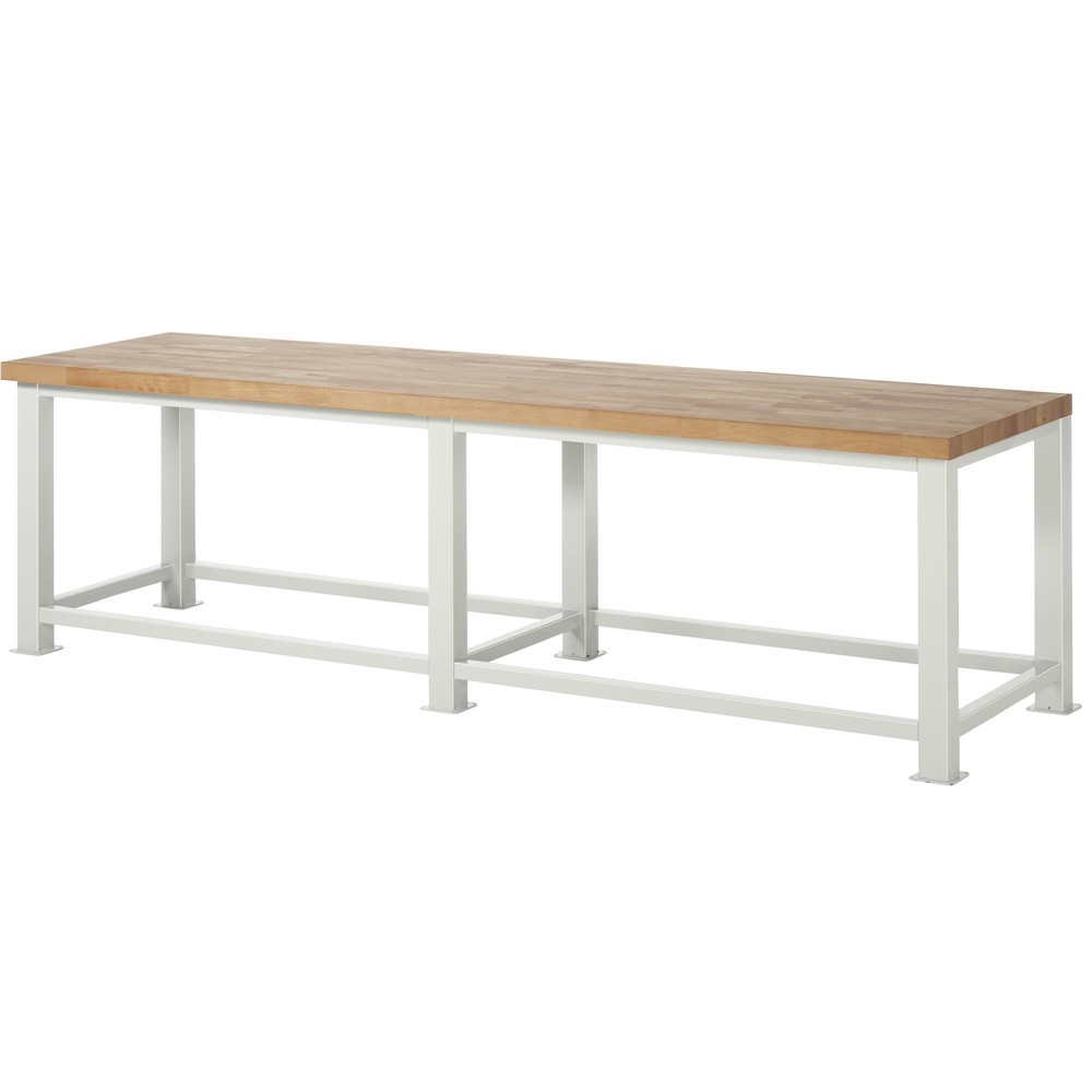 Produktabbildung: RAU Schwerlastwerkbank, HxBxT 850 x 3.000 x 900 mm, Traglast max. 2.500 kg