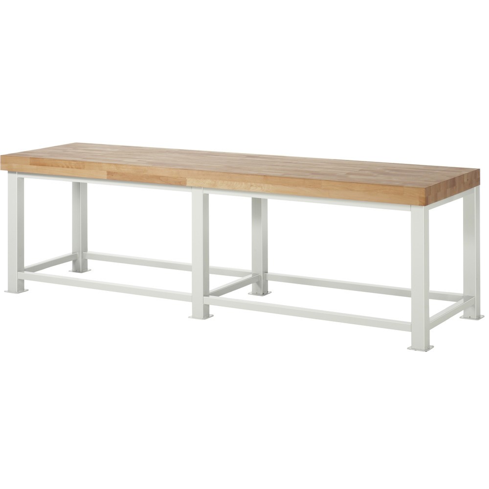 Produktabbildung: RAU Schwerlastwerkbank, HxBxT 900 x 3.000 x 900 mm, Traglast max. 4.500 kg