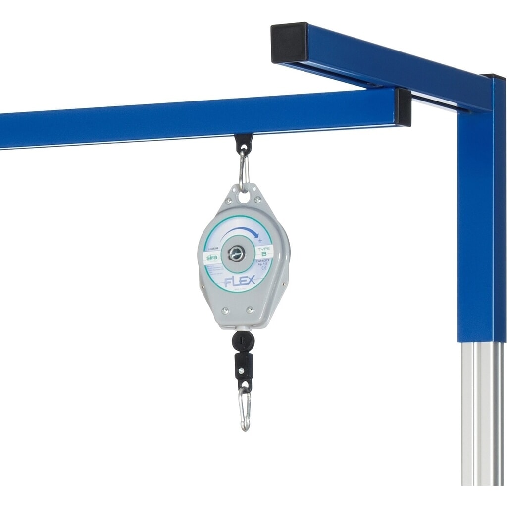 RAU Stahlseil für Laufwagen mit Karabiner, Auszug max. 1.650 mm Produktabbildung: RAU Stahlseil für Laufwagen mit Karabiner, Auszug max. 1.650 mm