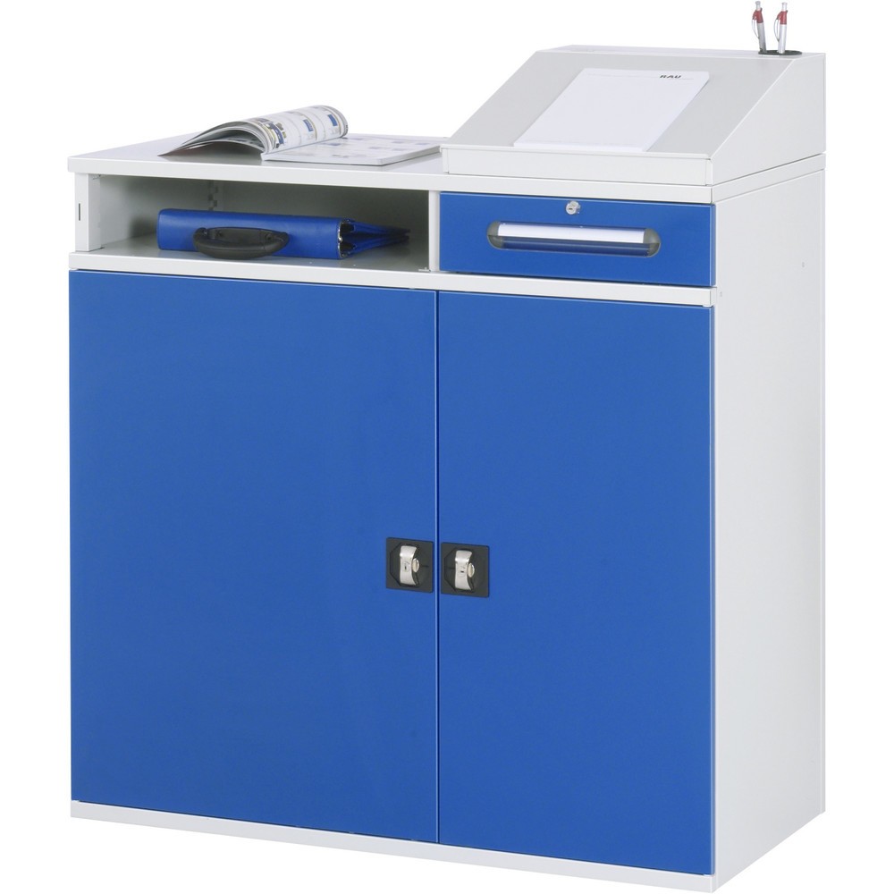 Produktabbildung Nr. 2: RAU Stehpult, HxBxT 1.060-1.220 x 1.100 x 520 mm, Schubladen 2 x 80, 1 x 120 mm