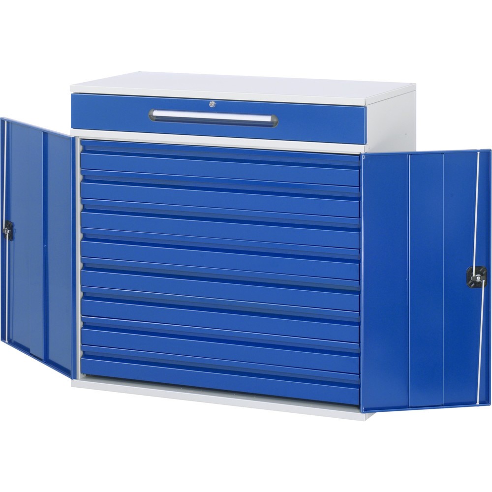 Produktabbildung Nr. 4: RAU Pultschrank, HxBxT 1.060 x 1.100 x 520 mm, Schubladen 8 x 80, 1 x 120 mm