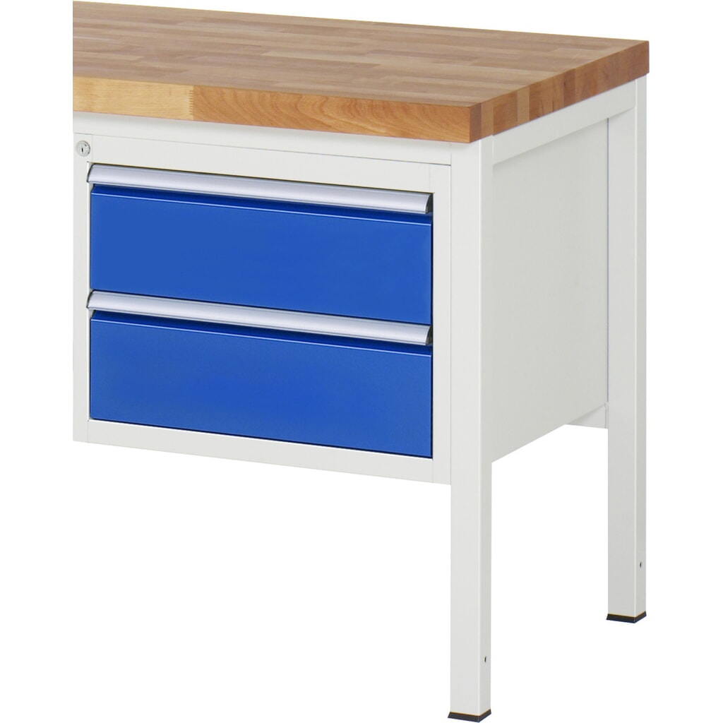 RAU Unterbau-Container Serie 7000, HxBxT 440 x 580 x 650 mm, 2 x 90%-Auszug-Schubladen 2 x 180 mm Produktabbildung: RAU Unterbau-Container Serie 7000, HxBxT 440 x 580 x 650 mm, 2 x 90%-Auszug-Schubladen 2 x 180 mm