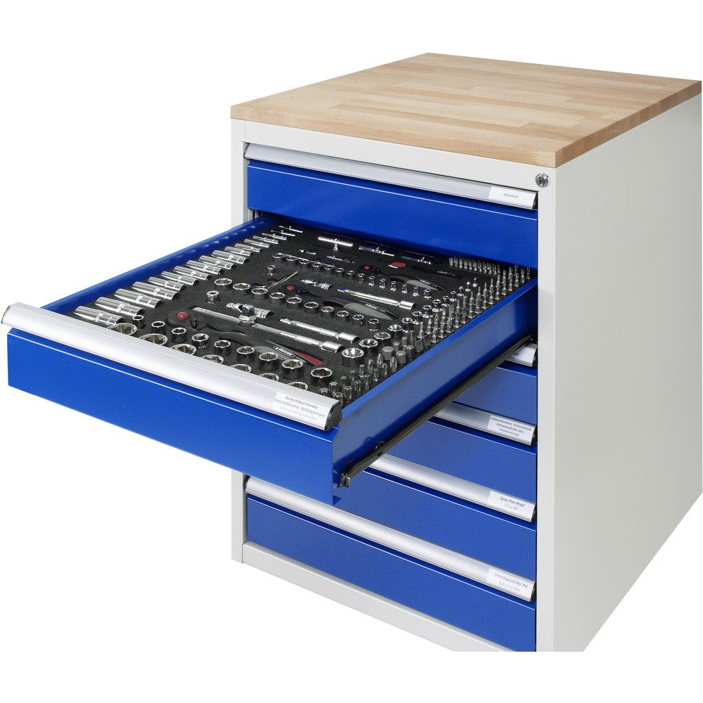 Produktabbildung Nr. 2: RAU Unterbau-Container Serie 7000, HxBxT 440 x 580 x 650 mm, 2 x 90%-Auszug-Schubladen 2 x 180 mm