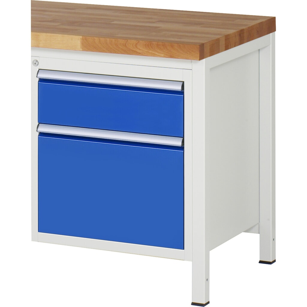 RAU Unterbau-Container Serie 7000, HxBxT 620 x 580 x 650 mm, 2 x 90%-Auszug-Schubladen 1 x 180, 1 x 360 mm Produktabbildung: RAU Unterbau-Container Serie 7000, HxBxT 620 x 580 x 650 mm, 2 x 90%-Auszug-Schubladen 1 x 180, 1 x 360 mm