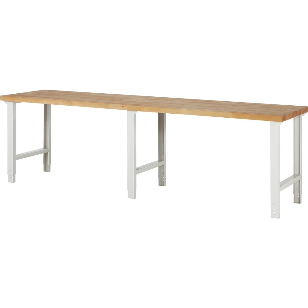 Produktabbildung: RAU Werkbank Serie 7000, HxBxT 790-1.140 x 3.000 x 900 mm