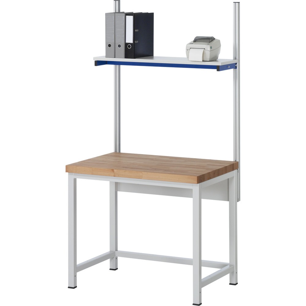 Produktabbildung Nr. 3: RAU Werkbank Serie 8000, Arbeitsplatte Buche massiv, Stärke 40 mm, HxBxT 840 x 1.000 x 700 mm