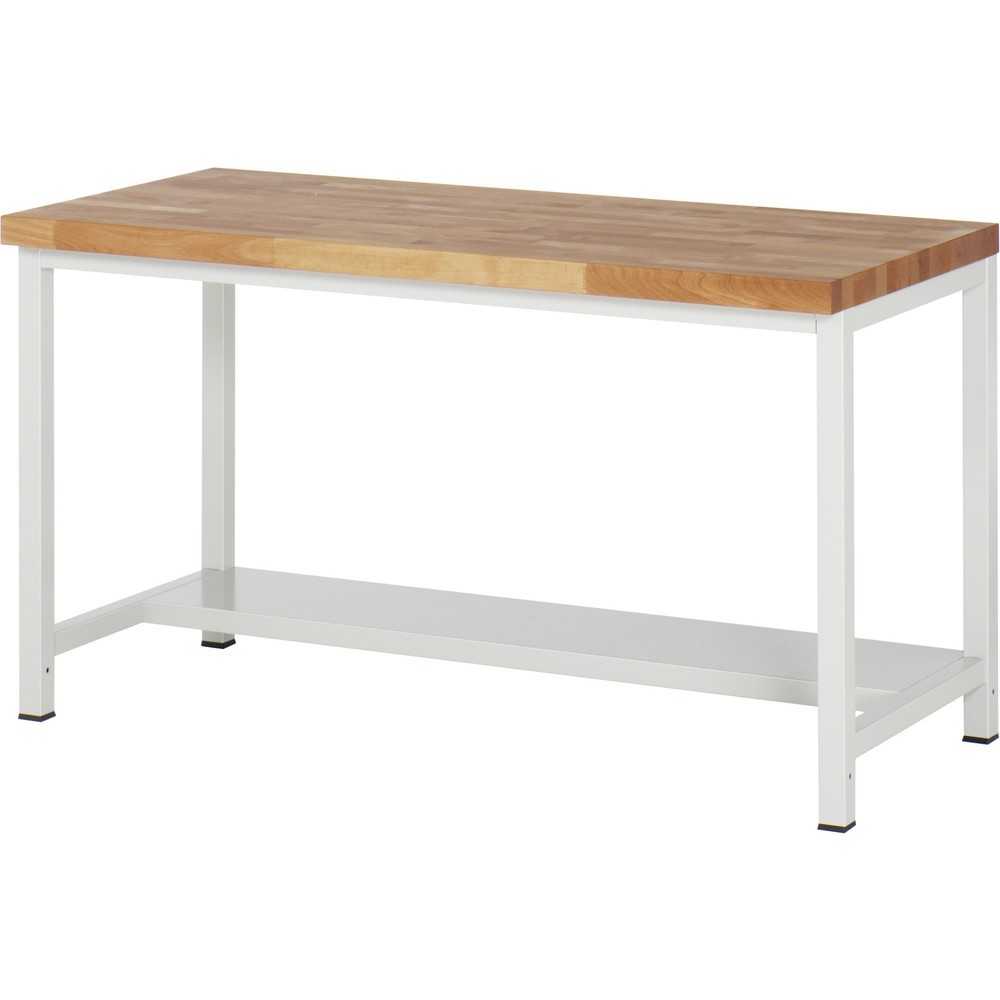 Produktabbildung Nr. 1: RAU Schwere Werkbank Serie 8000, 1 Ablageboden Tiefe 320 mm, HxBxT 840-1.040 x 1.500 x 900 mm