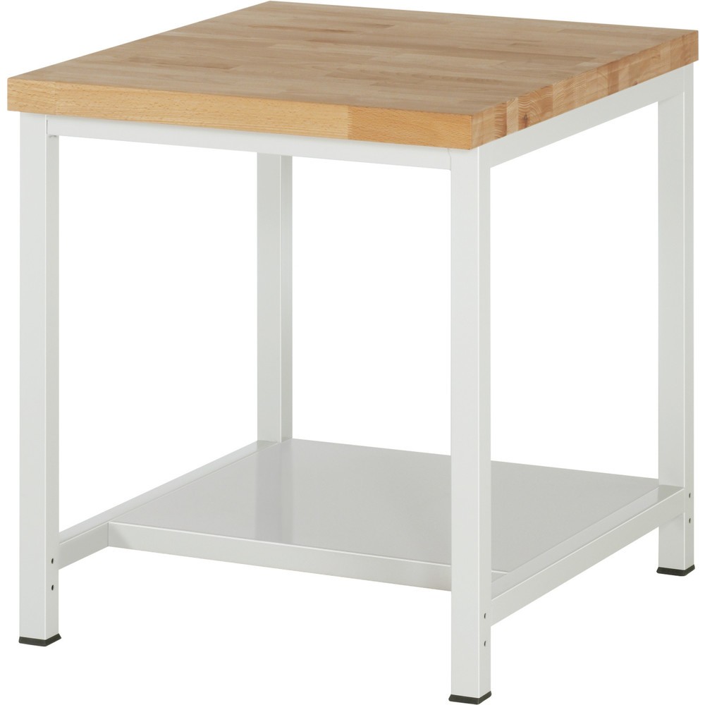 Produktabbildung: RAU Werkbank Serie 8000, 1 Ablageboden Tiefe 650 mm, HxBxT 840 x 750 x 900 mm