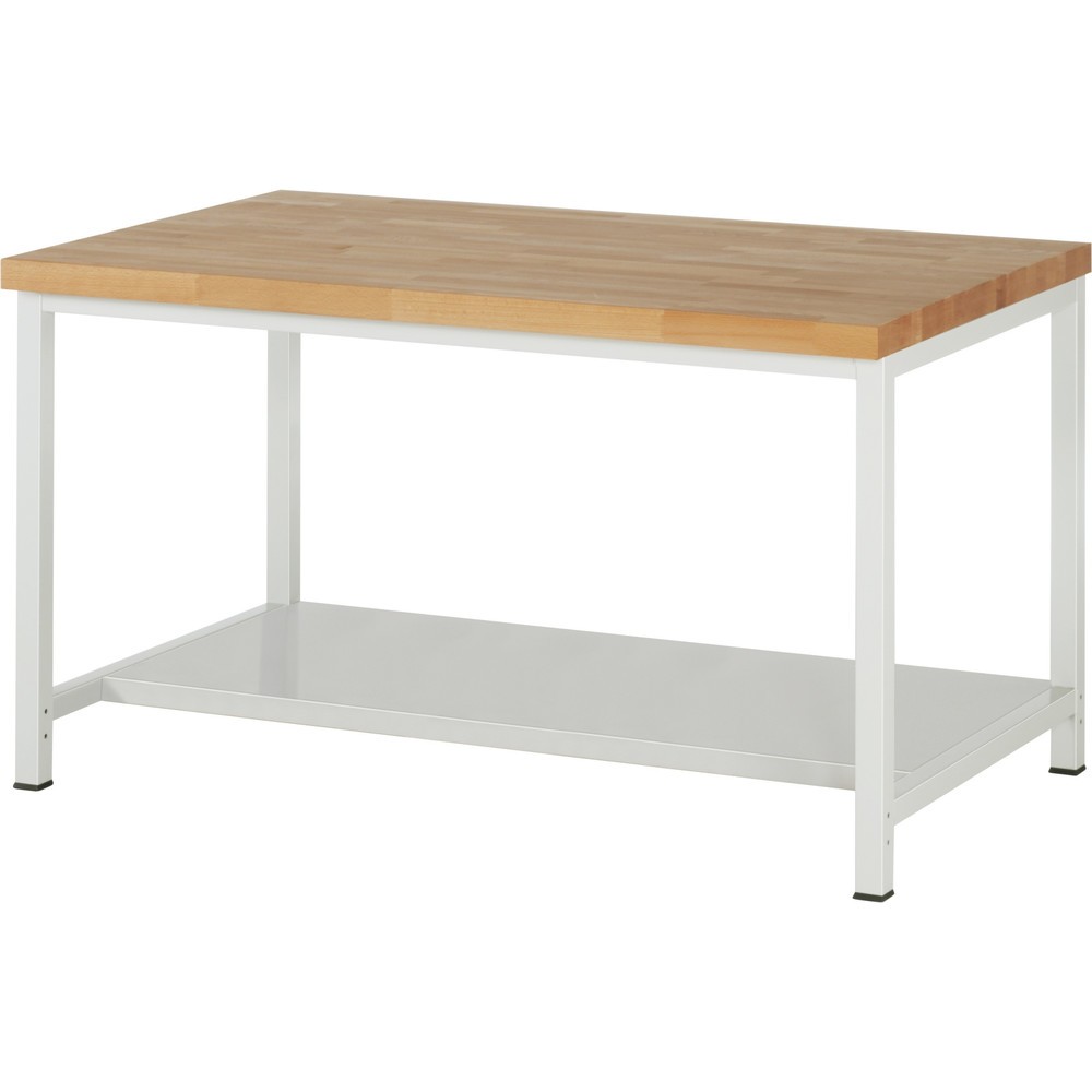 Produktabbildung Nr. 1: RAU Schwere Werkbank Serie 8000, 1 Ablageboden Tiefe 650 mm, HxBxT 840-1.040 x 1.500 x 900 mm