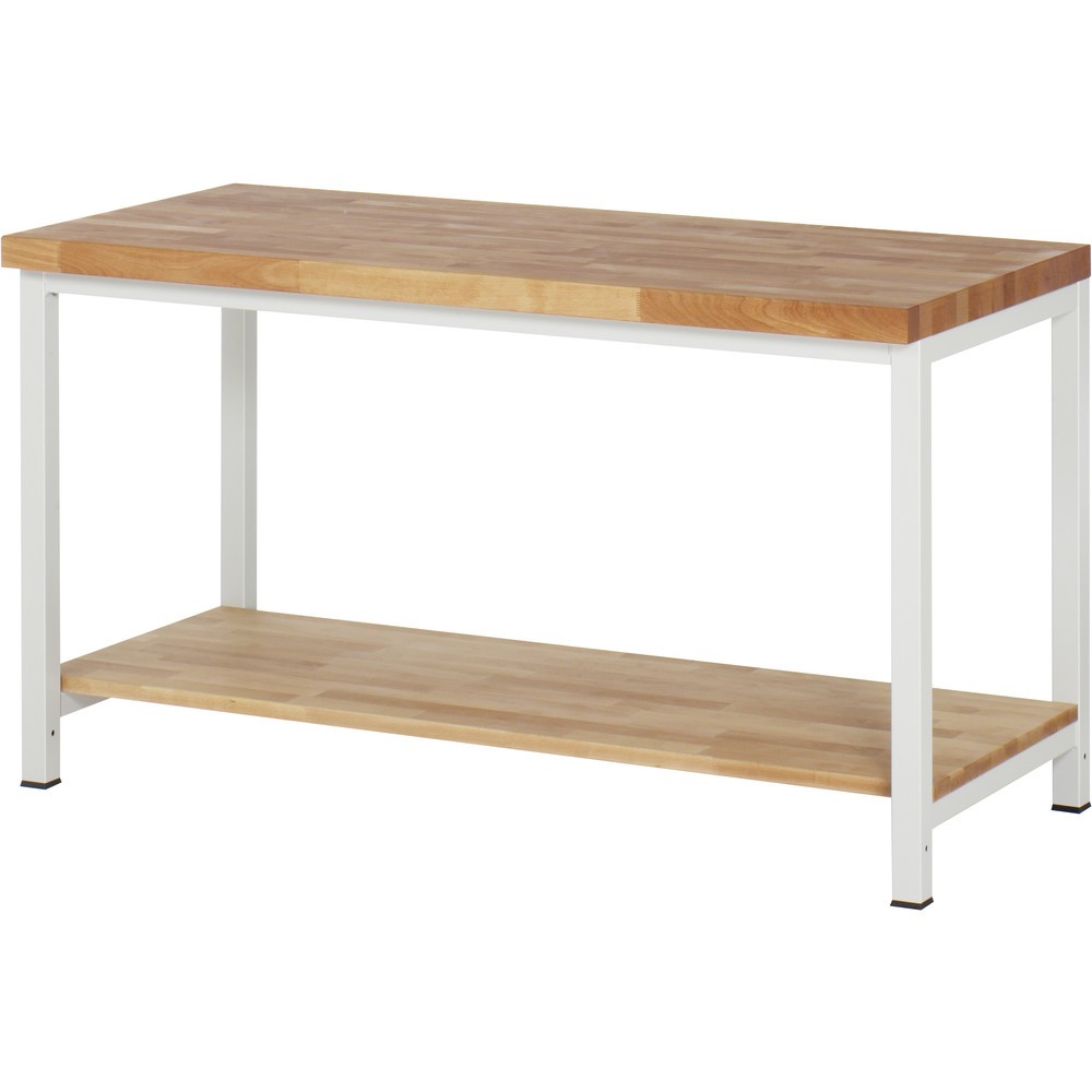 Produktabbildung: RAU Werkbank Serie 8000, HxBxT 840-1.040 x 1.500 x 700 mm, Ablageboden unten
