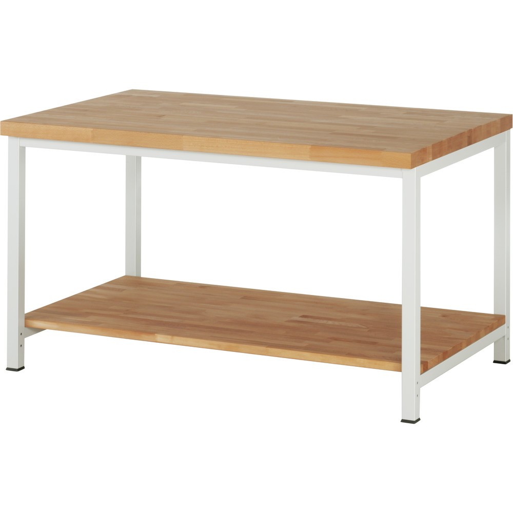 Produktabbildung: RAU Werkbank Serie 8000, HxBxT 840-1.040 x 1.500 x 900 mm, Ablageboden unten