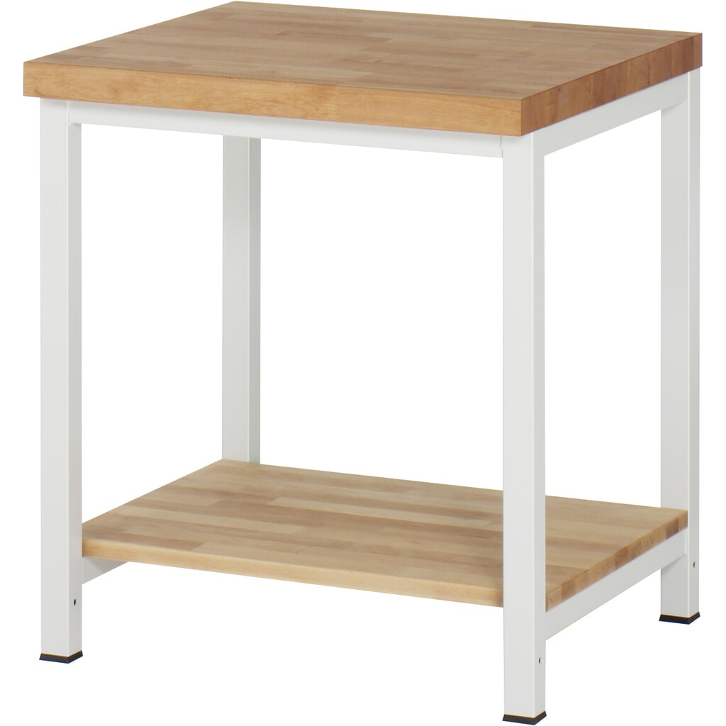 Produktabbildung: RAU Werkbank Serie 8000, HxBxT 840-1.040 x 750 x 700 mm, Ablageboden unten