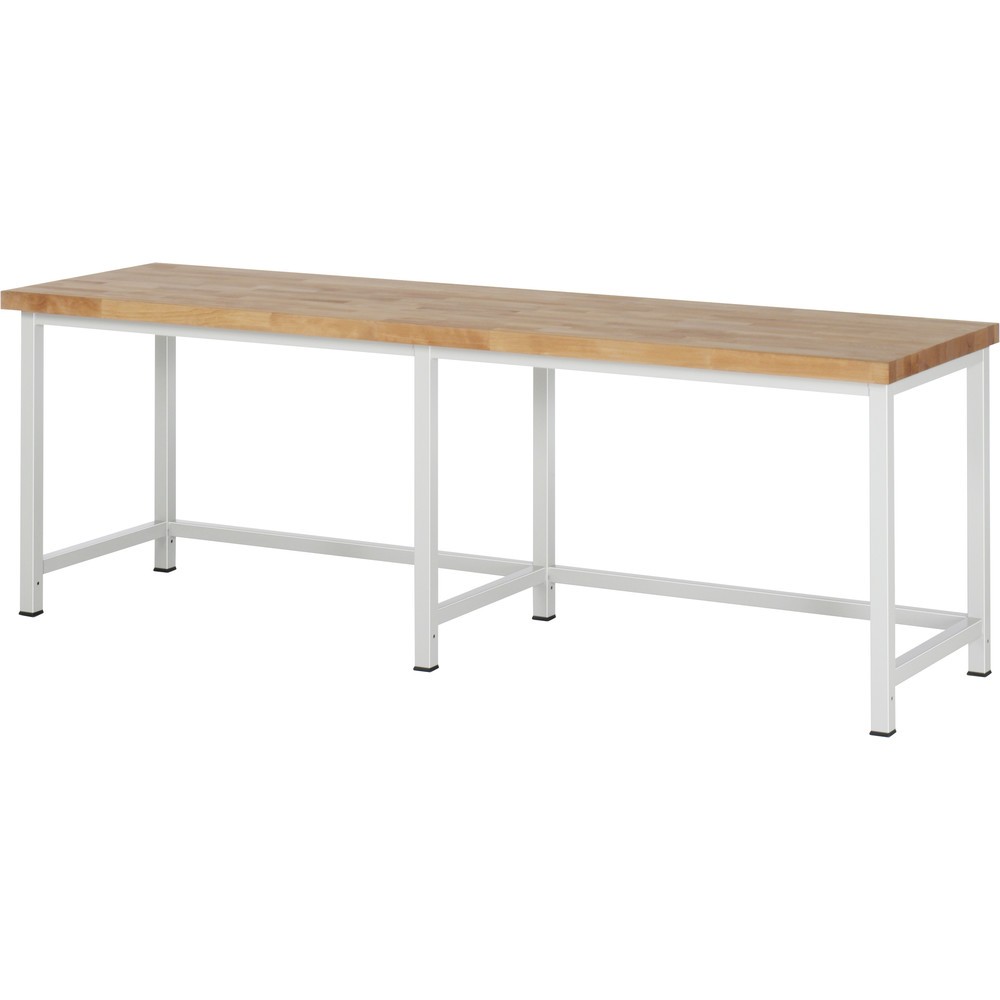 Produktabbildung: RAU Werkbank Serie 8000, HxBxT 840-1.040 x 2.500 x 700 mm