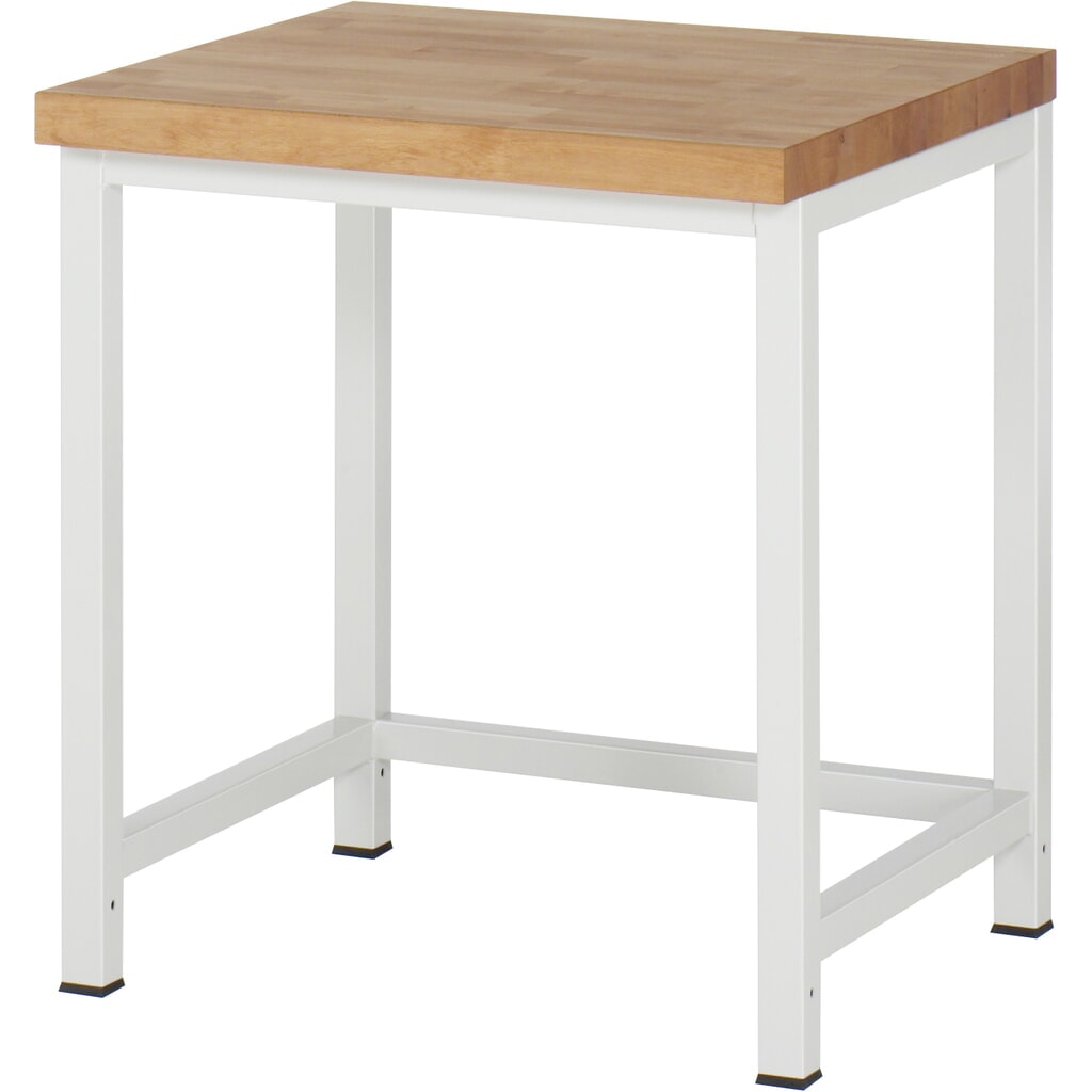 RAU Werkbank Serie 8000, Arbeitsplatte Buche massiv, Stärke 40 mm, HxBxT 840 x 750 x 700 mm Produktabbildung: RAU Werkbank Serie 8000, Arbeitsplatte Buche massiv, Stärke 40 mm, HxBxT 840 x 750 x 700 mm