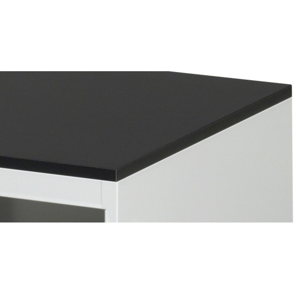 RAU Werkstattwagen Serie 7000, HxBxT 970 x 1.145 x 650 mm, 2 Flügeltüren, 2 x 90%-Auszug-Schubladen 2 x 180 mm, Arbeitsplatte Melamin, Griffleiste Produktabbildung Nr. 4: RAU Werkstattwagen Serie 7000, HxBxT 970 x 1.145 x 650 mm, 2 Flügeltüren, 2 x 90%-Auszug-Schubladen 2 x 180 mm, Arbeitsplatte Melamin, Griffleiste