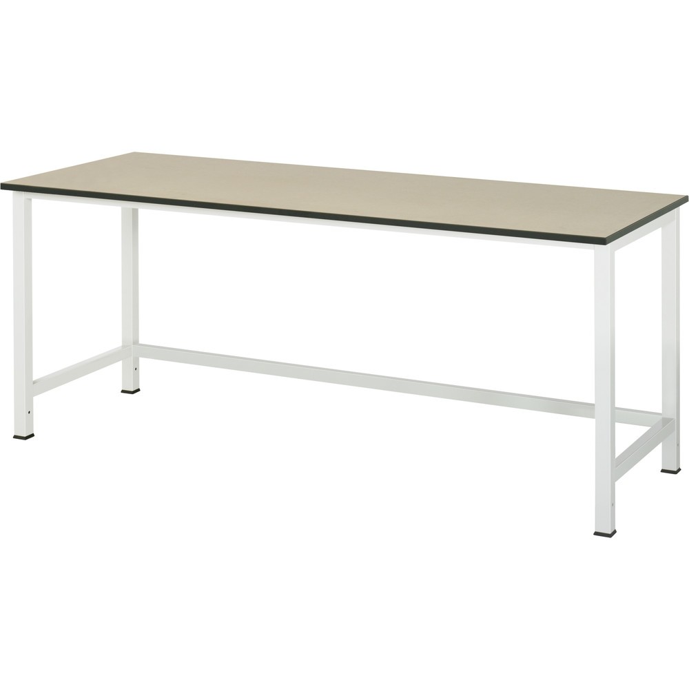 Produktabbildung: RAU Werktisch 900, HxBxT 825 x 2.500 x 800 mm, MDF Arbeitsplatte