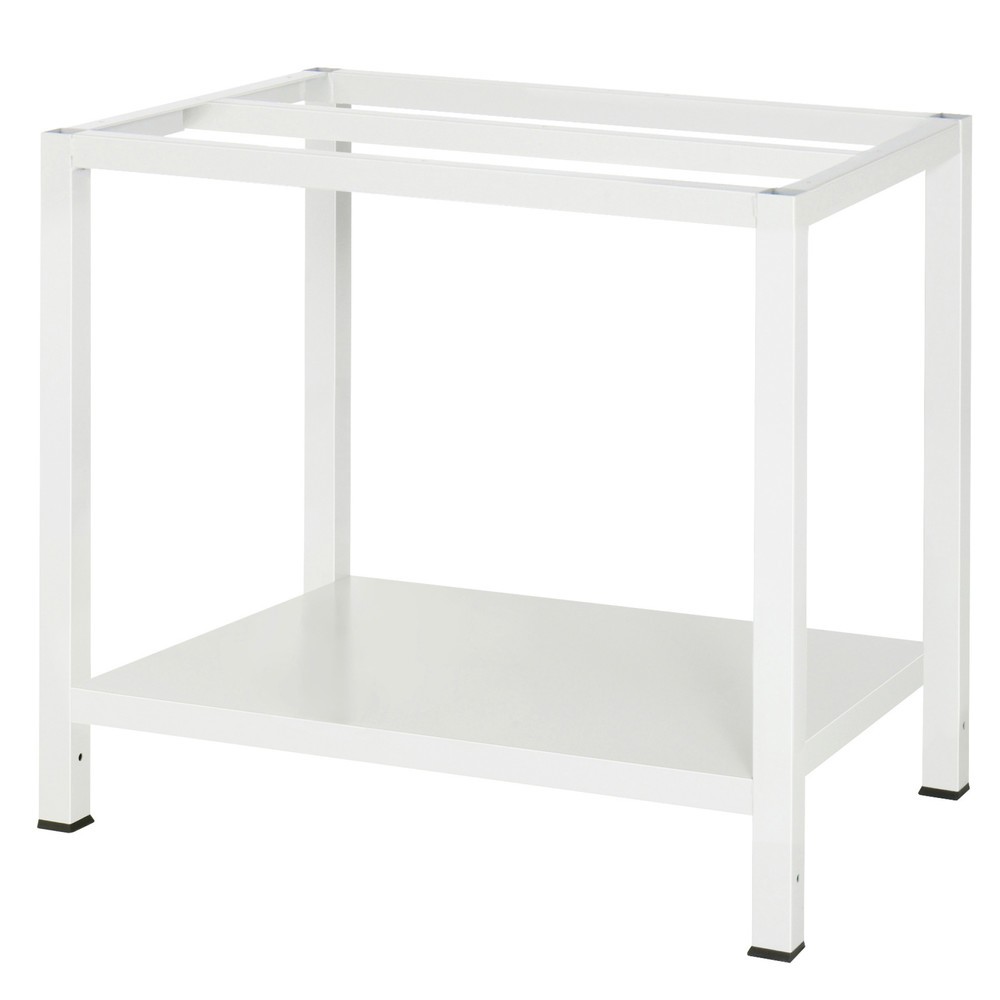 Produktabbildung Nr. 3: RAU Werktisch 900 mit Ablageboden Tiefe 650 mm, HxBxT 825 x 1.000 x 800 mm, Arbeitplatte Melamin-Belag