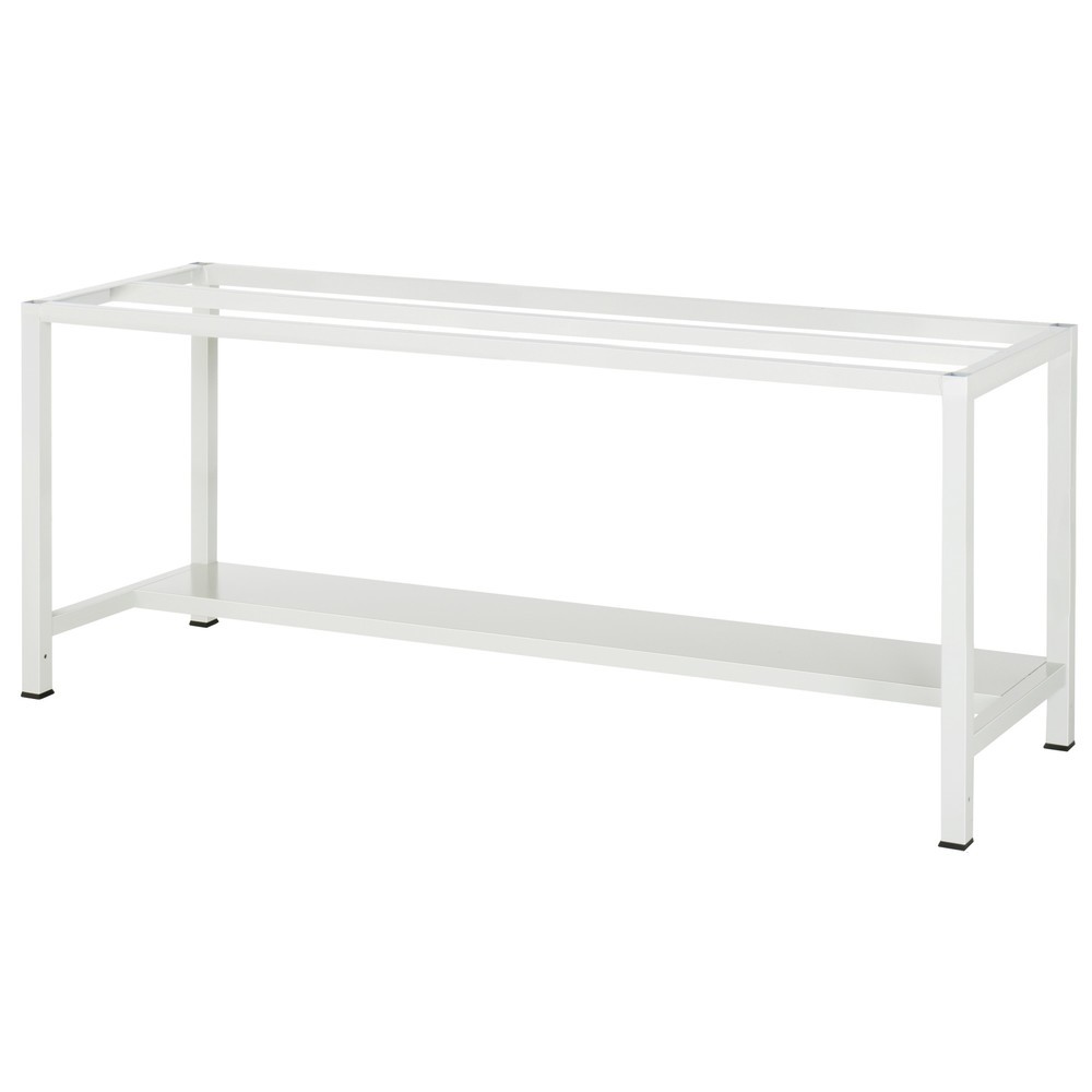 Produktabbildung Nr. 3: RAU Werktisch 900 mit Ablageboden Tiefe 650 mm, HxBxT 825 x 2.500 x 800 mm, Arbeitplatte EGB-Melamin-Belag