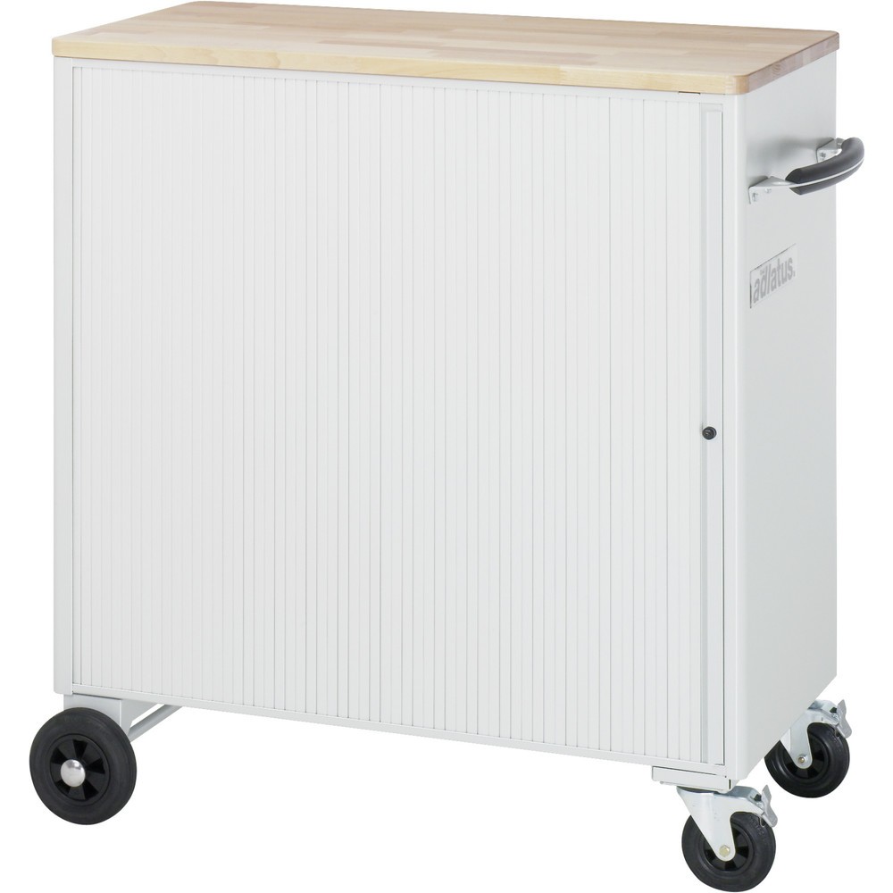 Produktabbildung Nr. 3: RAU Werkzeugwagen Serie adlatus, HxBxT 1.080 x 1.025 x 520 mm, 5 Schubladen 1 x 40, 2 x 105, 2 x 130 mm, Arbeitsplatte Buche