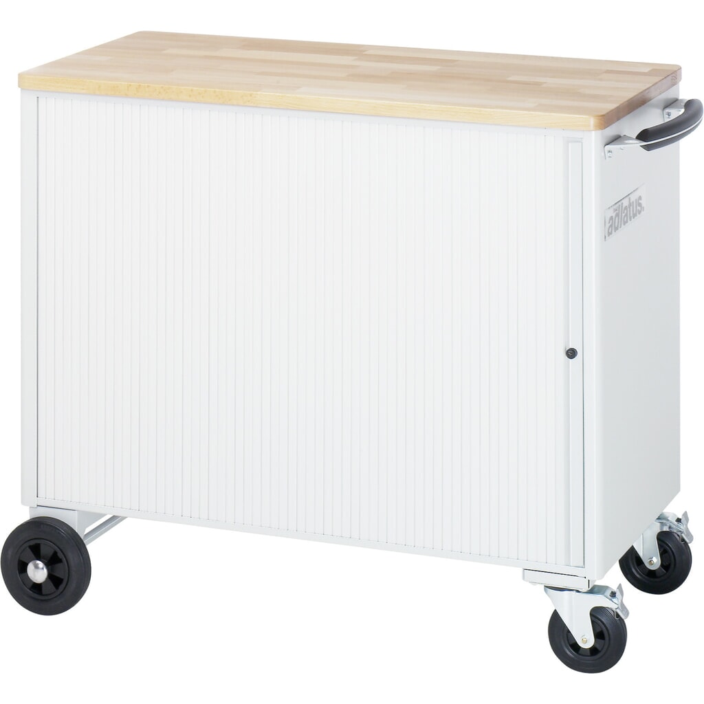Produktabbildung Nr. 4: RAU Werkzeugwagen Serie adlatus, HxBxT 890 x 1.025 x 520 mm, 6 Schubladen 2 x 40, 2 x 105, 2 x 130 mm, Arbeitsplatte Buche