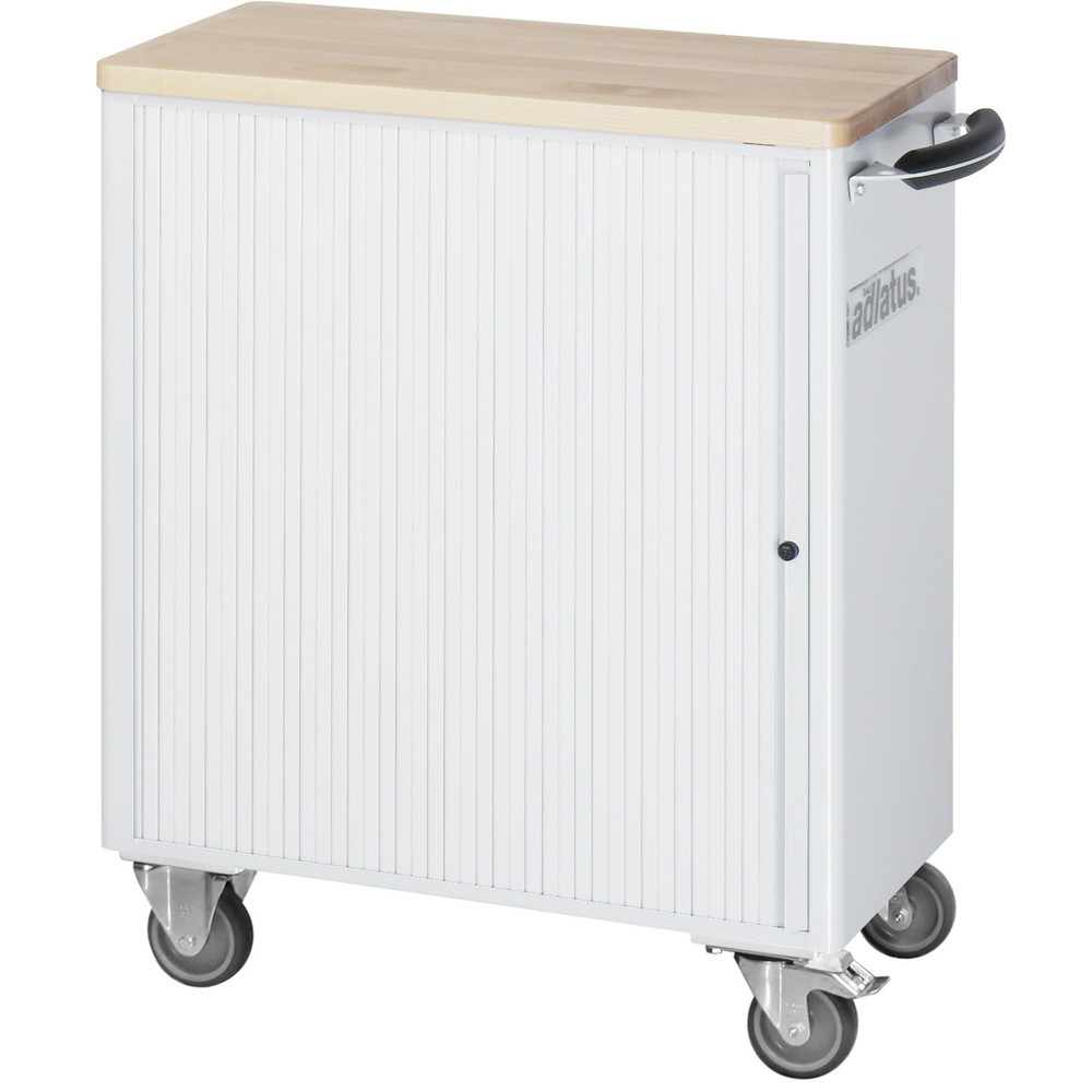 Produktabbildung Nr. 3: RAU Werkzeugwagen Serie adlatus 700, HxBxT 860 x 725 x 400 mm, 5 Schubladen mit Einzelsicherung, 3 x 40, 2 x 105 mm, Arbeitsplatte Buche