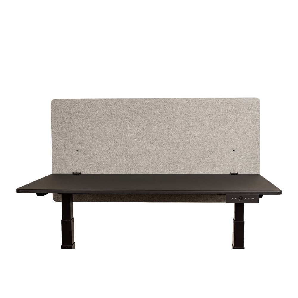 Produktabbildung: RECLAIM Akustikpaneel für Schreibtisch, Rückwand, Breite 1.200 mm, hellgrau