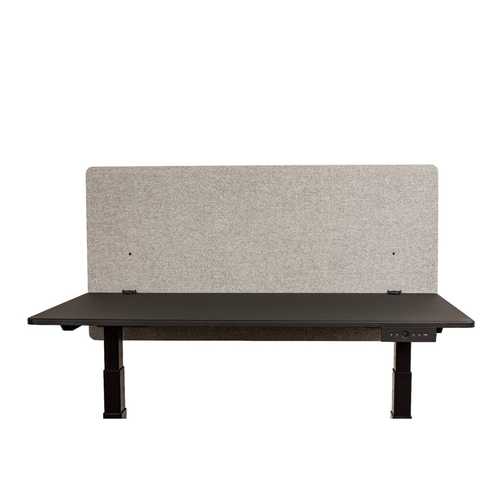 Produktabbildung: RECLAIM Akustikpaneel für Schreibtisch, Rückwand, Breite 1.200 mm, hellgrau