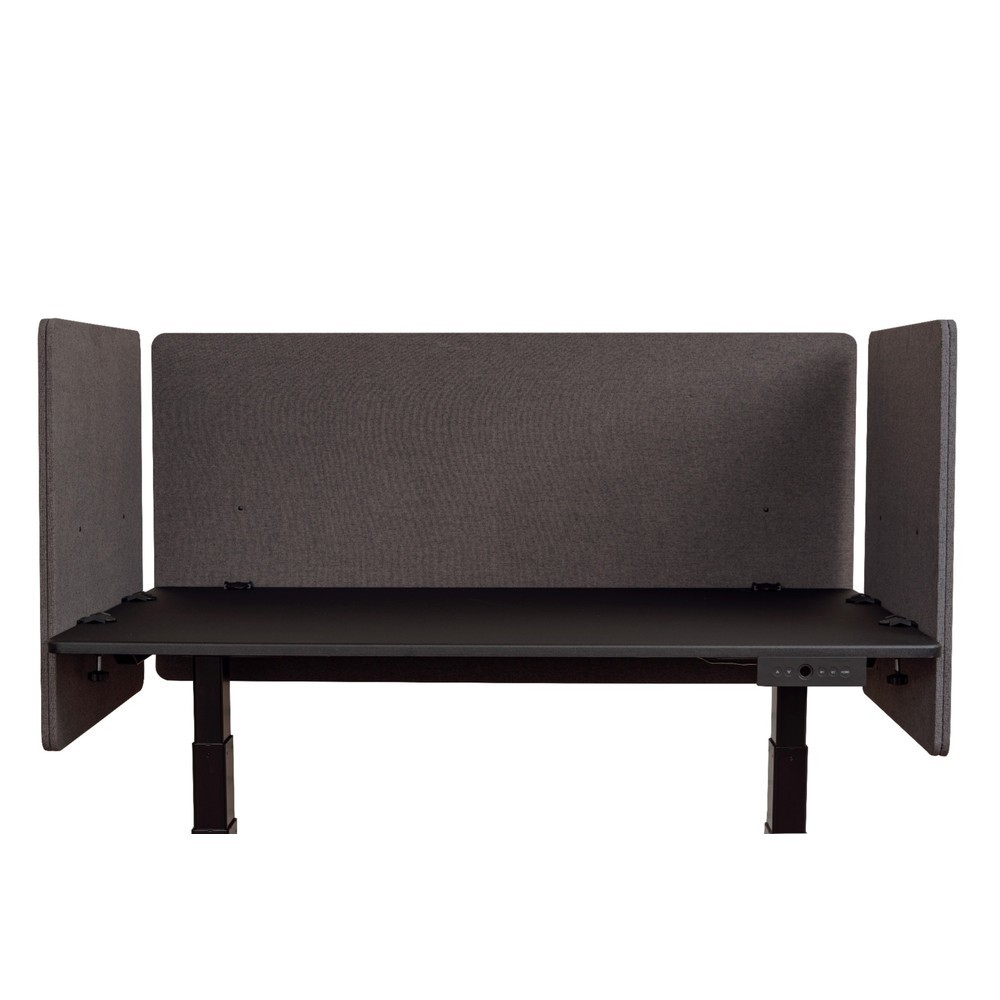 Produktabbildung Nr. 3: RECLAIM Akustikpaneel für Schreibtisch, Rückwand, Breite 1.200 mm, schiefergrau