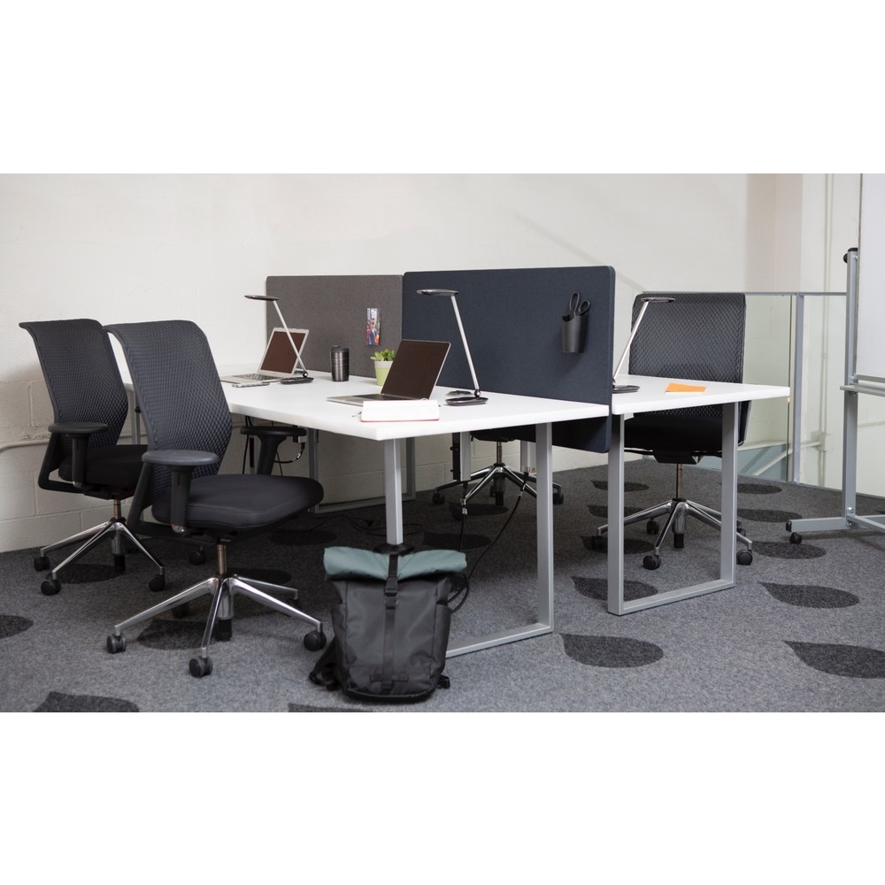 Produktabbildung Nr. 4: RECLAIM Akustikpaneel für Schreibtisch, Rückwand, Breite 1.200 mm, schiefergrau