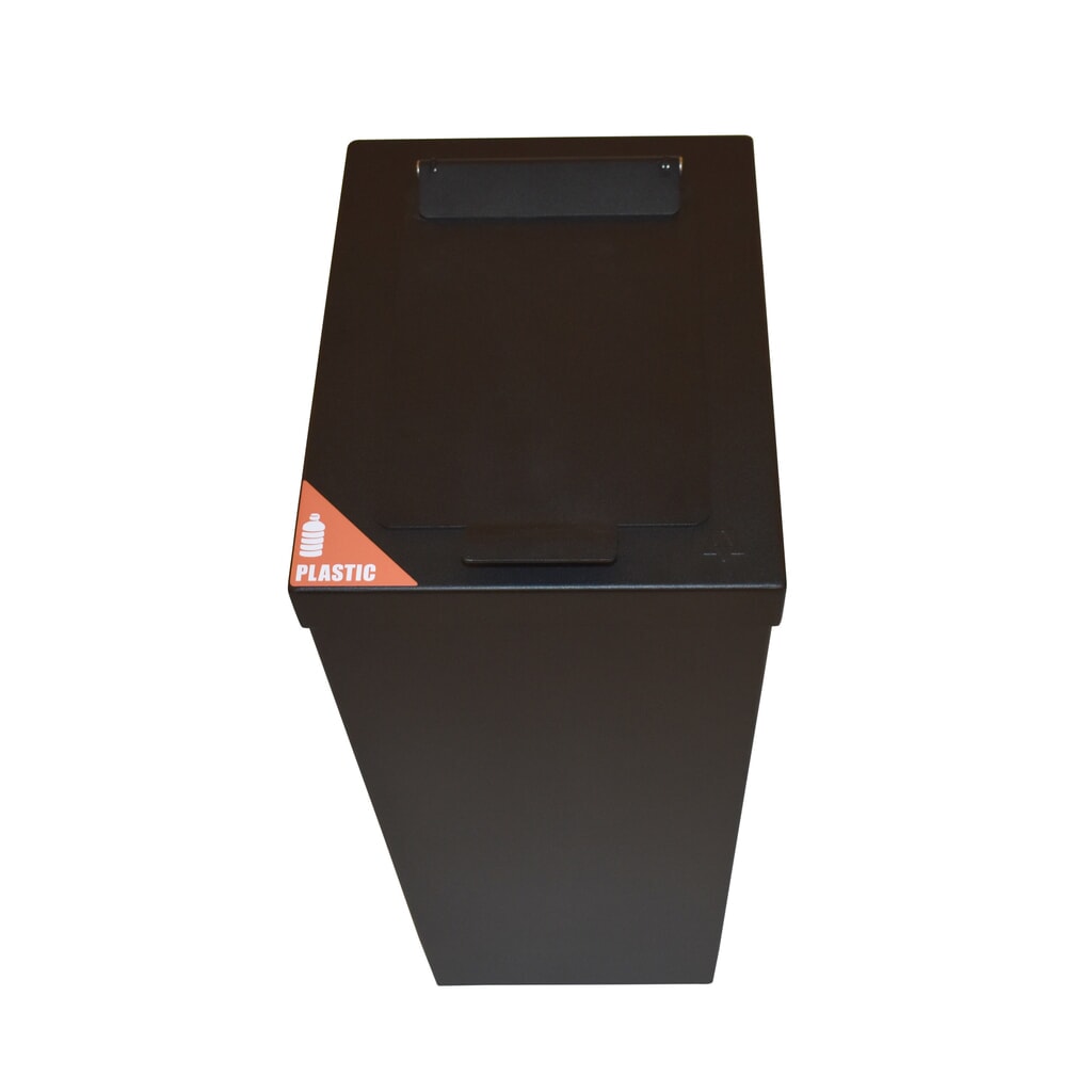RecycloFlex Abfallbehälter, 60 Liter, schwarz Produktabbildung Nr. 9: RecycloFlex Abfallbehälter, 60 Liter, schwarz