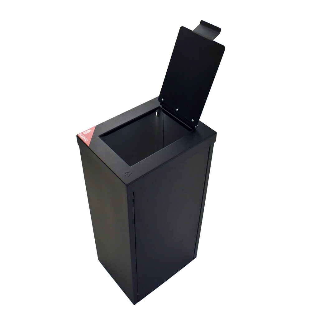 RecycloFlex Abfallbehälter, 60 Liter, schwarz Produktabbildung Nr. 11: RecycloFlex Abfallbehälter, 60 Liter, schwarz
