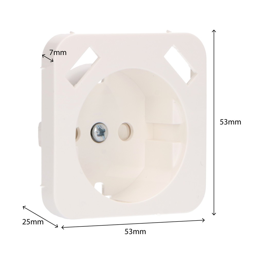 Produktabbildung Nr. 5: Reflex SI Einlegeplatte 2x USB-A - 54x54mm - weiß