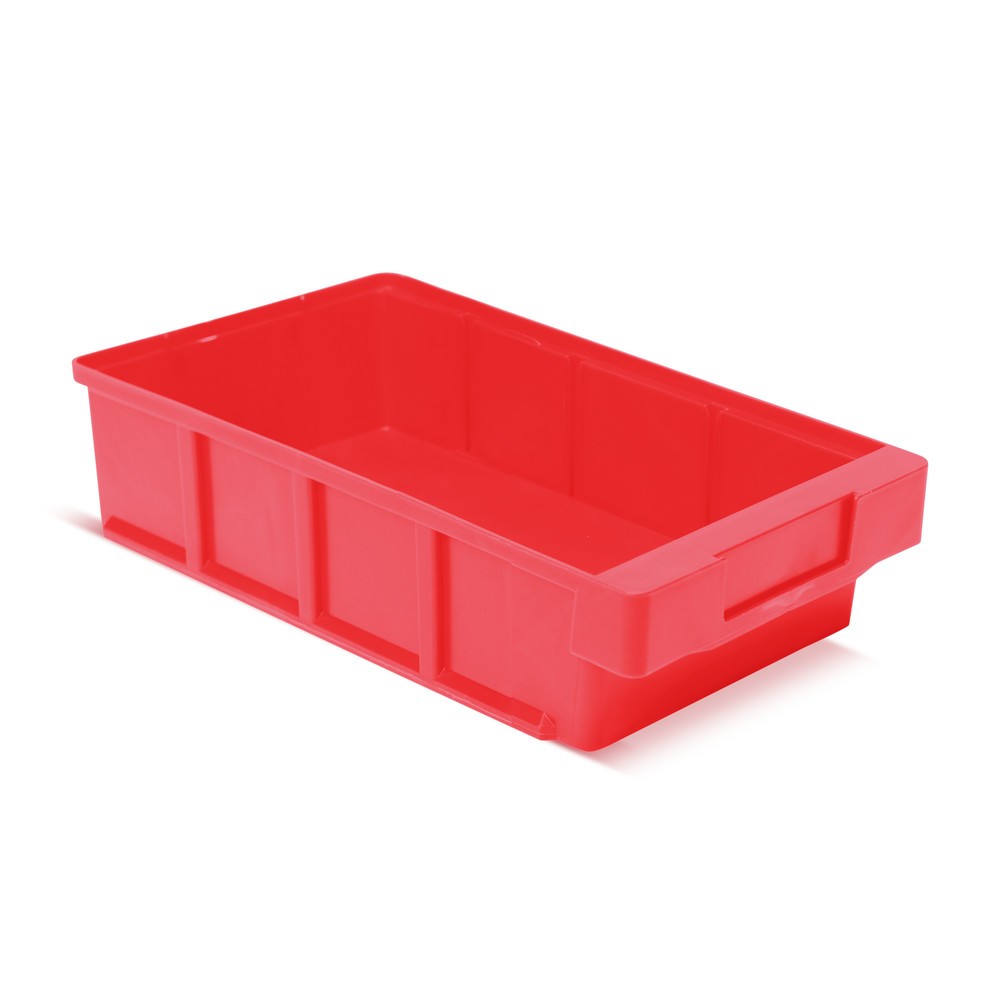 Produktabbildung: Regalkästen ohne Sichtöffnung, BxT 186 x 300 mm, rot