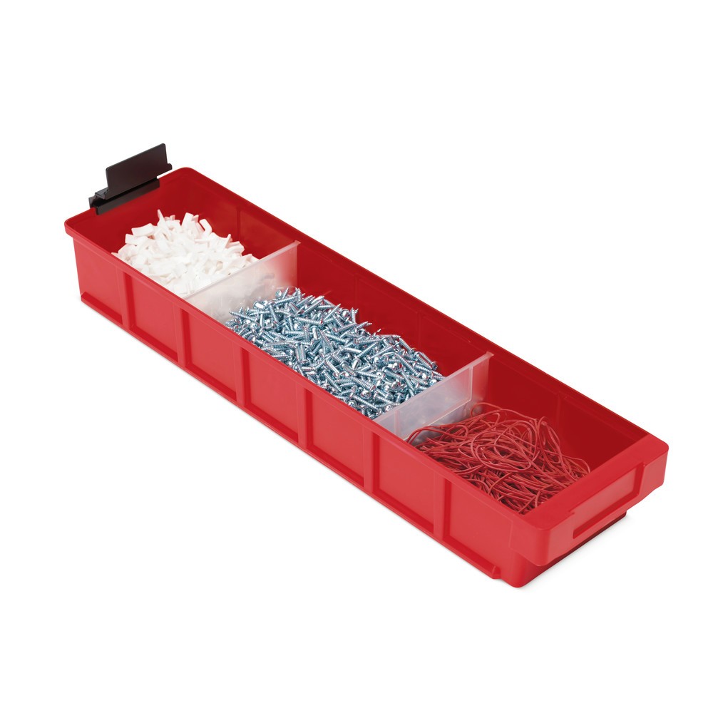 Produktabbildung Nr. 2: Regalkästen ohne Sichtöffnung, BxT 93 x 300 mm, rot