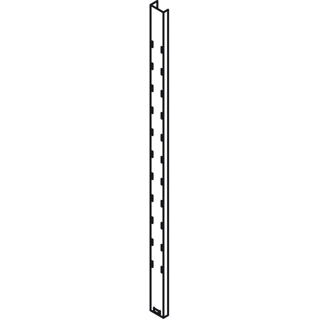 Produktabbildung: Regalsäule aus verzinktem Stahlblech, für nicht isolierte Container, HxBxT 1.950 x 95 x 33 mm