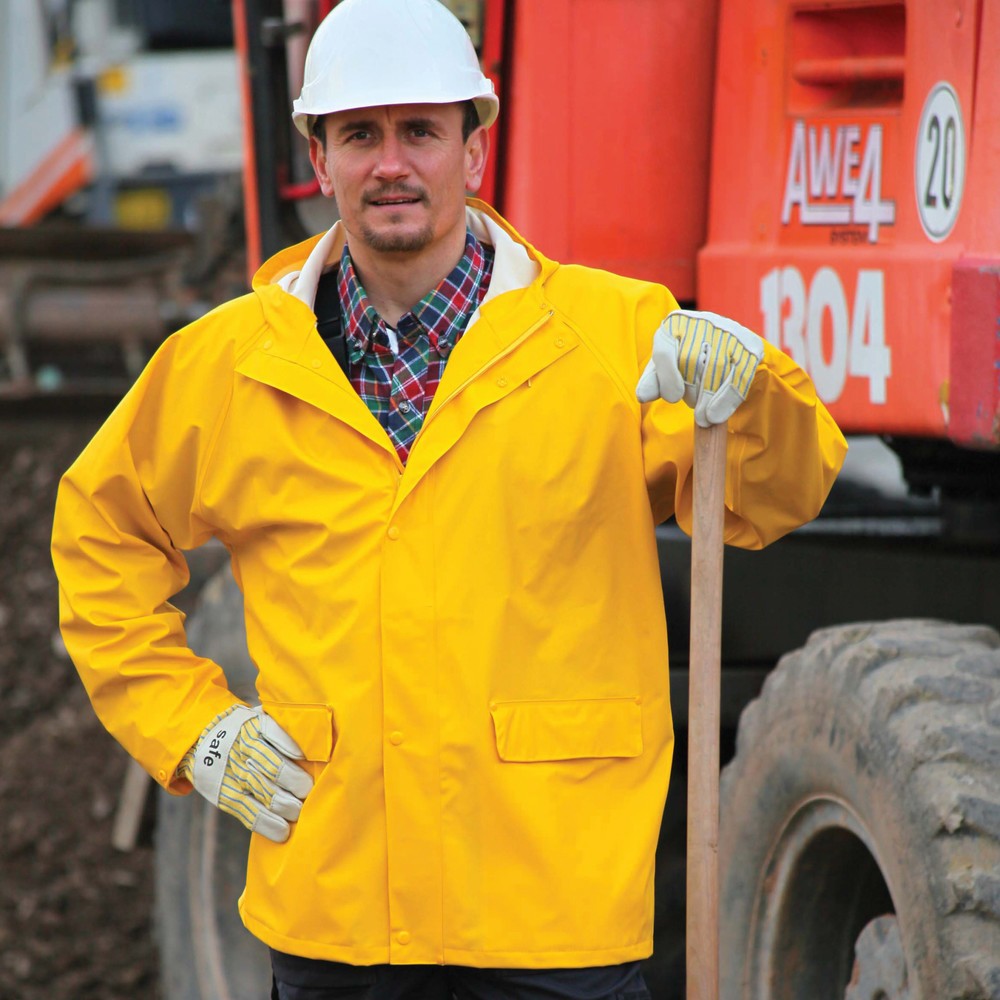 Produktabbildung: Regenjacke PUplus, gelb, L