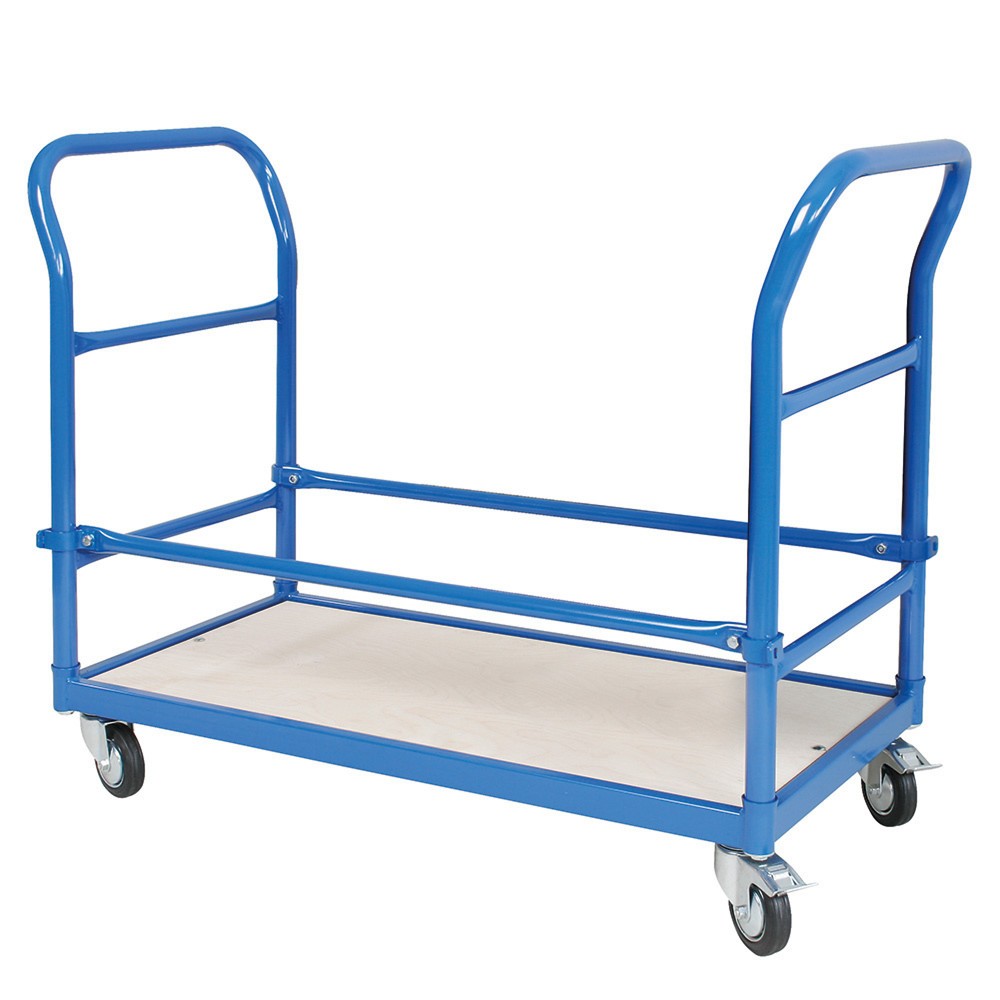 Produktabbildung: Reifenwagen, Schiebebügel beidseitig, lichte Fachbreite 940 mm, TK 100 kg
