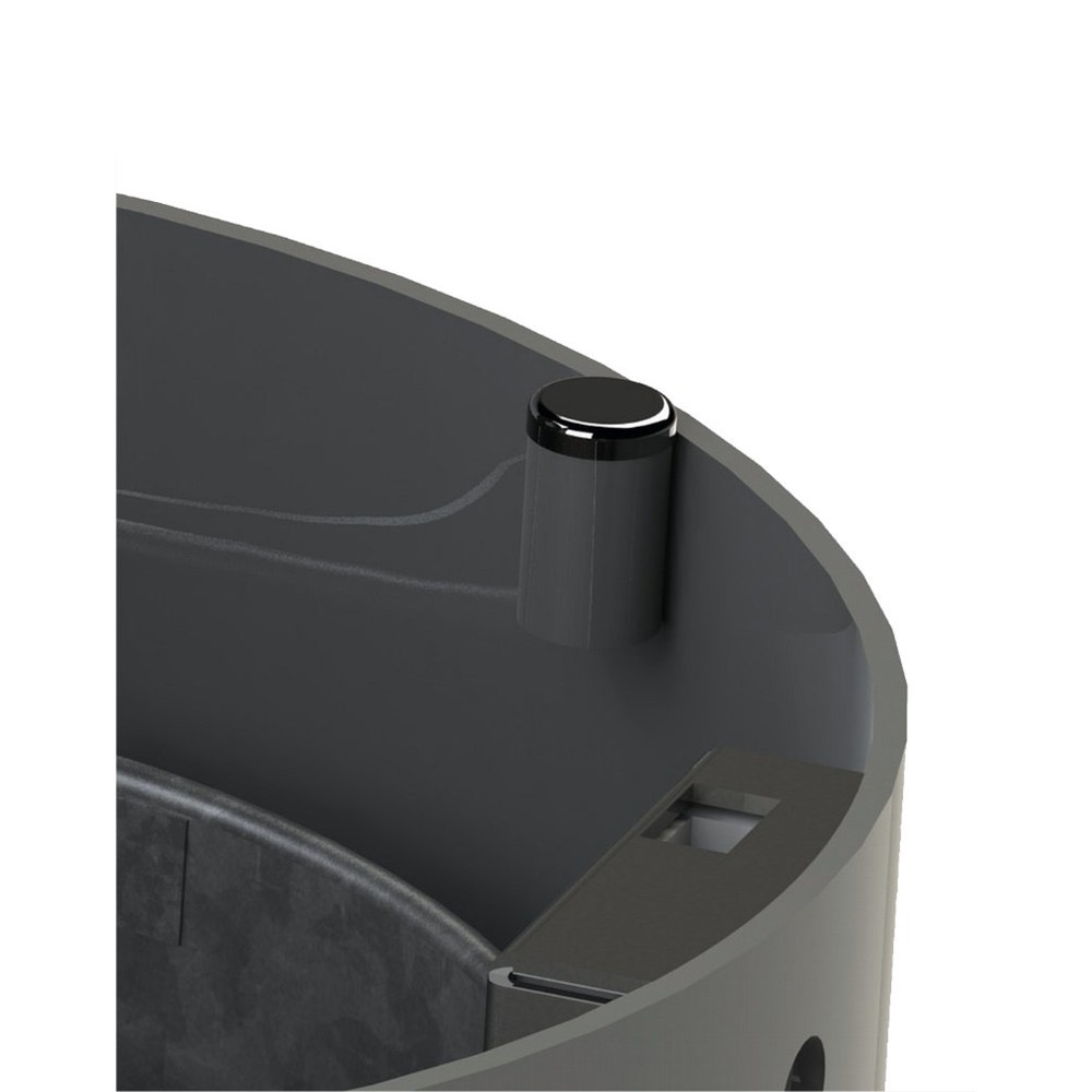 Produktabbildung Nr. 2: RENNER Abfallbehälter Heavy, 50 Liter, moosgrün