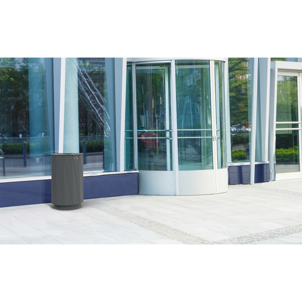 Produktabbildung Nr. 2: RENNER Abfallbehälter Typ 7007-00, 60 Liter, moosgrün