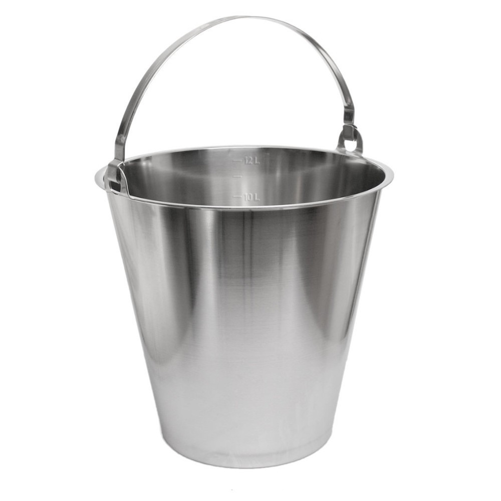 Produktabbildung: RENNER Eimer aus Edelstahl, 12 Liter