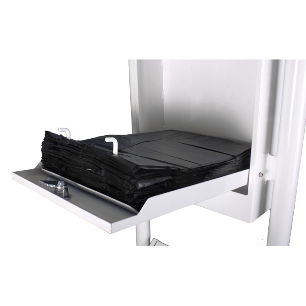RENNER Hundetoilette Typ 7077-30 mit integriertem Beutelspender, Behälter u. Rohrrahmen-Ständer, kobaltblau Produktabbildung Nr. 2: RENNER Hundetoilette Typ 7077-30 mit integriertem Beutelspender, Behälter u. Rohrrahmen-Ständer, kobaltblau